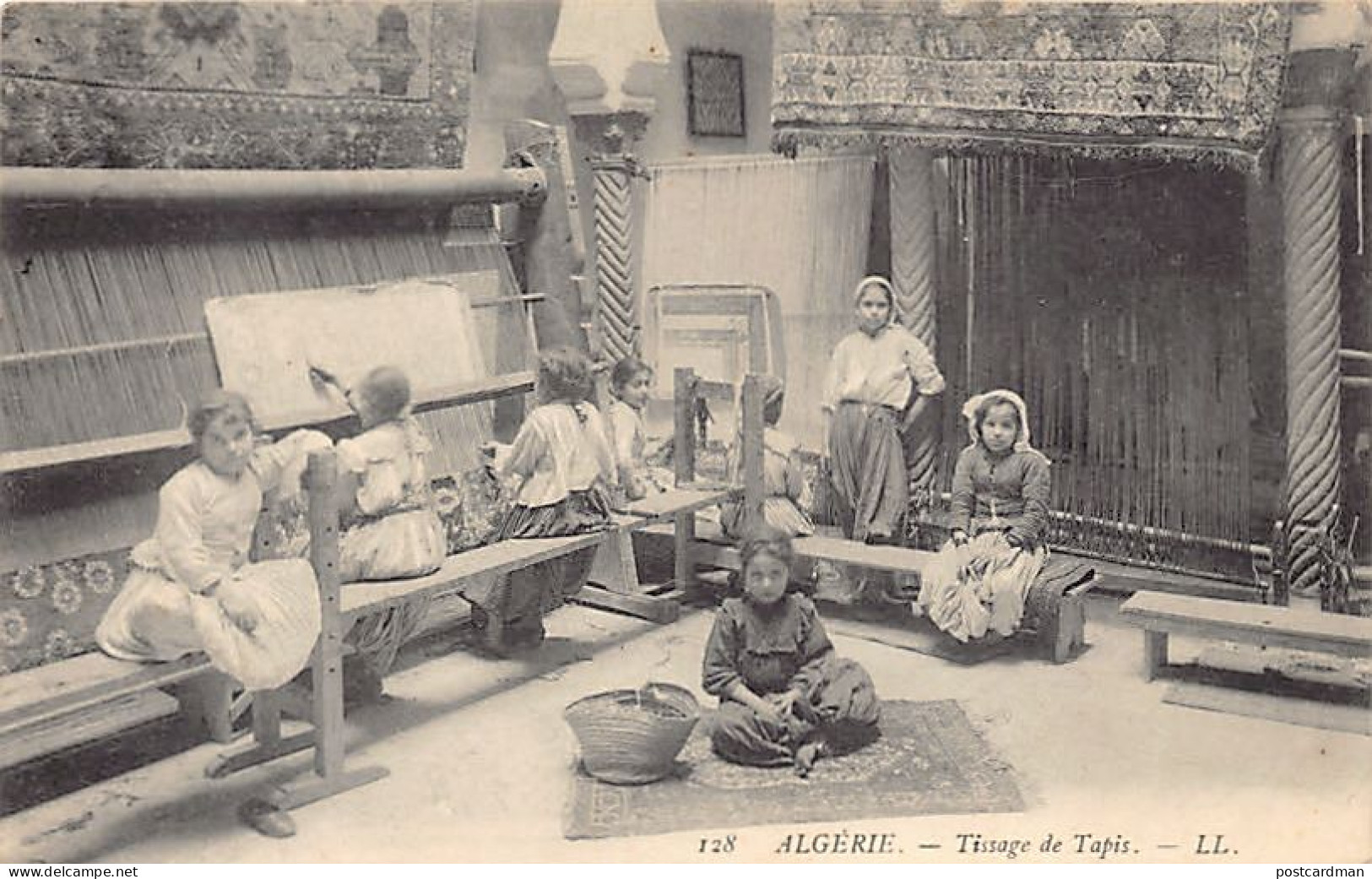 Algérie - Tissage De Tapis - Ed. LL Lévy 128 - Métiers