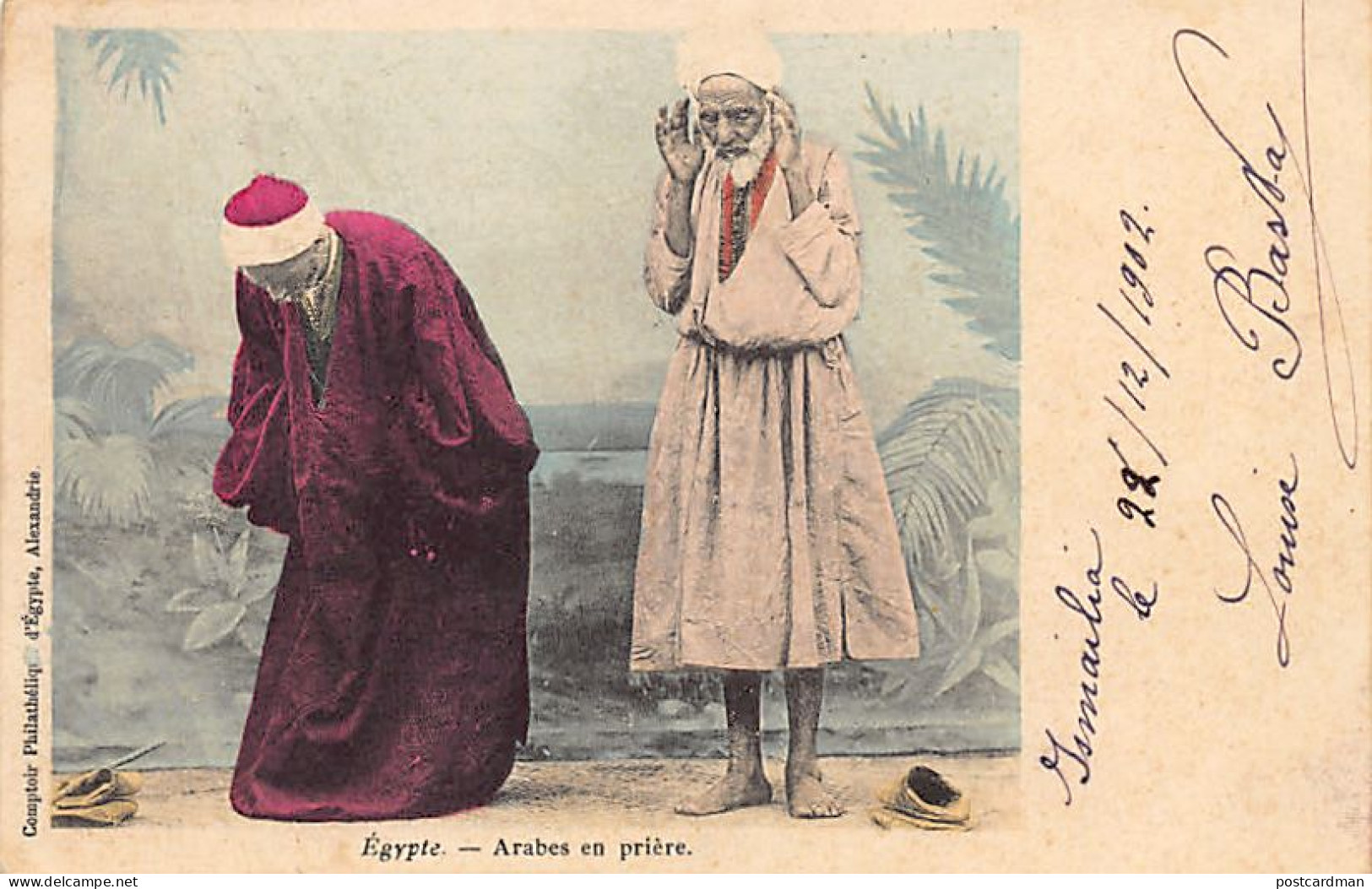 Egypt - Arabs Praying - Publ. Comptoir Philatélique D'Egypte  - Other & Unclassified