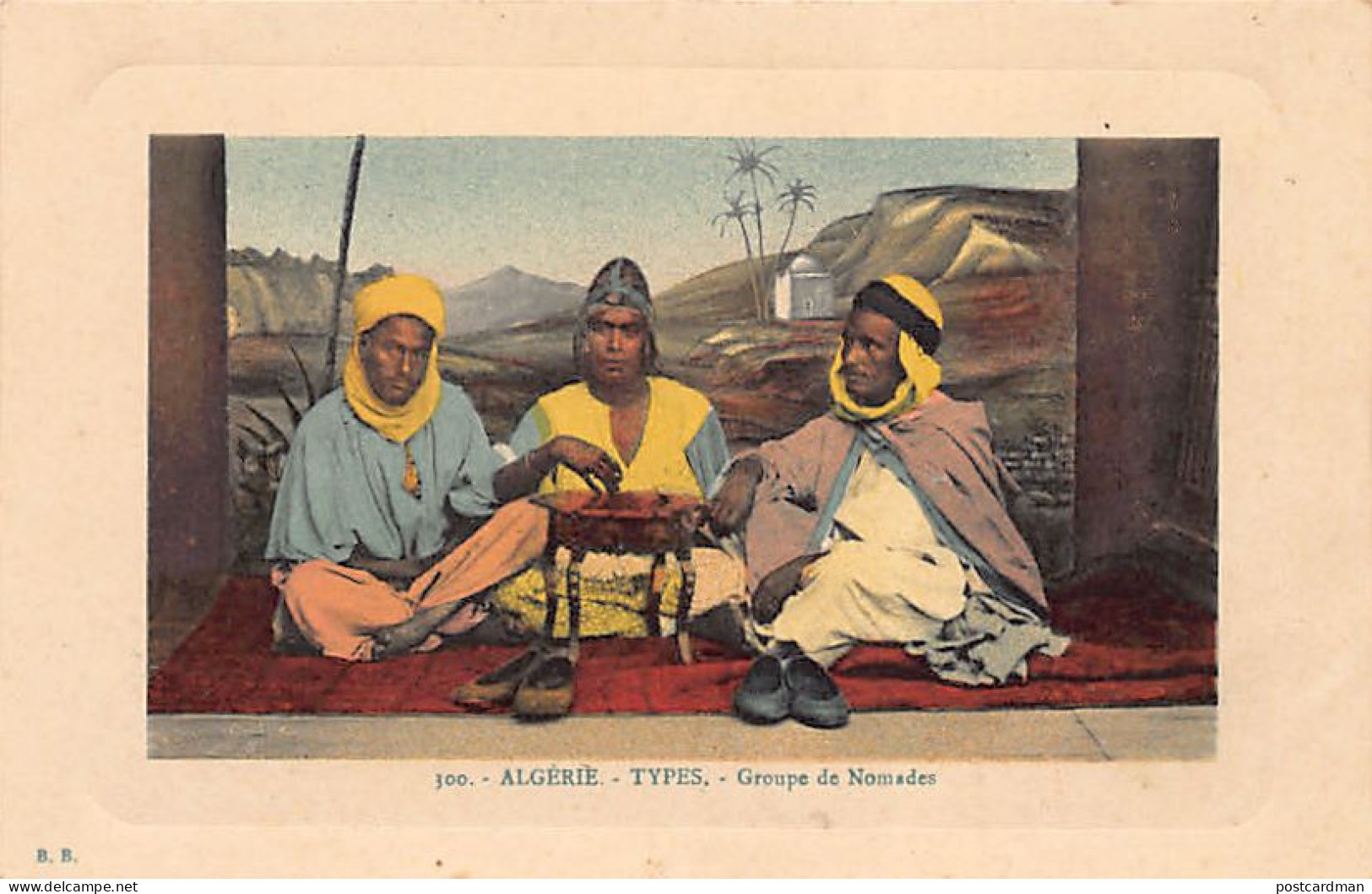 Algérie - Groupe De Nomades - Hommes Et Femme - Ed. B.B. 300 - Frauen