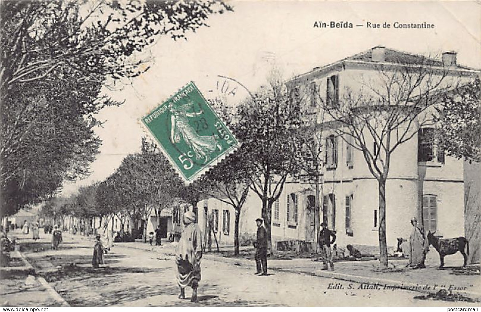 AIN BEIDA - Rue De Constantine - Other & Unclassified