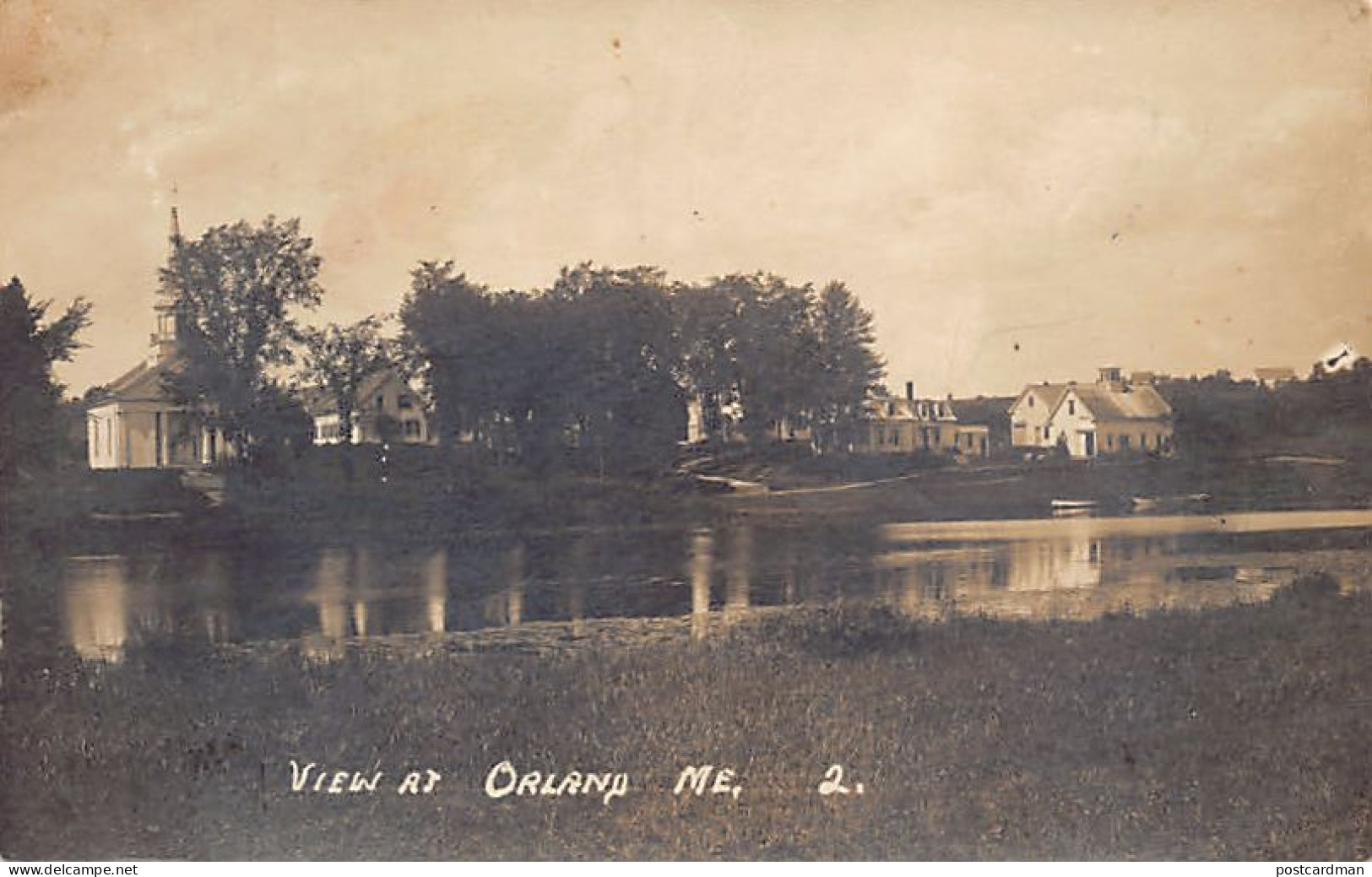 ORLAND (ME) General View - REAL PHOTO - Publ. Eastern Illustrating Co. - Altri & Non Classificati