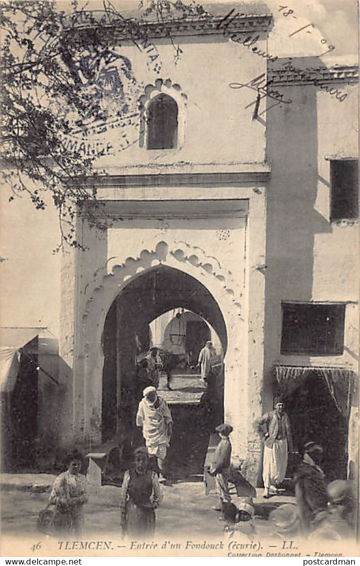 Algérie - TLEMCEN - Entrée D'un Fondouk (écurie) - Ed. L.L. - Collection Desbonnet 46 - Tlemcen