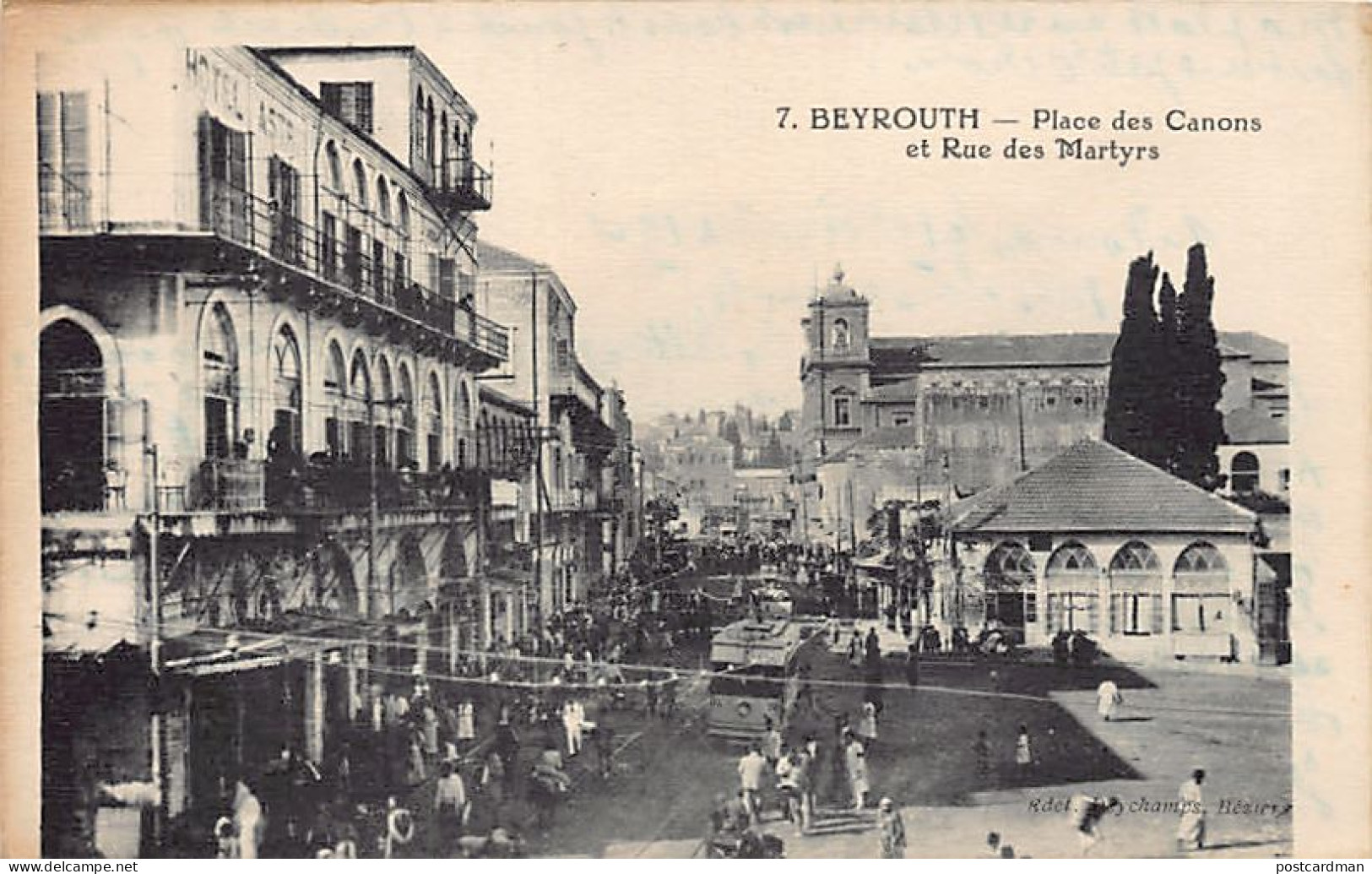 Liban - BEYROUTH - Place Des Canons Et Rue Des Martyrs - Ed. Deychamps 7 - Líbano
