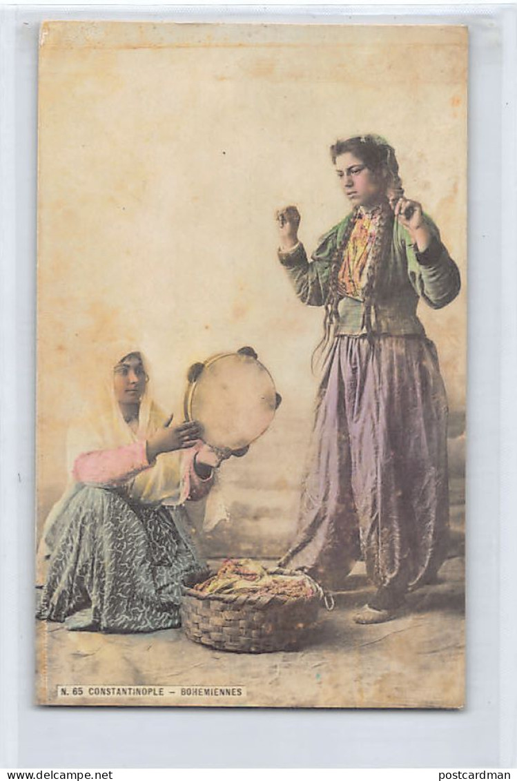 Turkey - Bohémiennes - Danseuse Et Femme Au Tambourin - Gypsies - Dancer And Woman With A Tambourine - Publ. Unknown  - Turkey