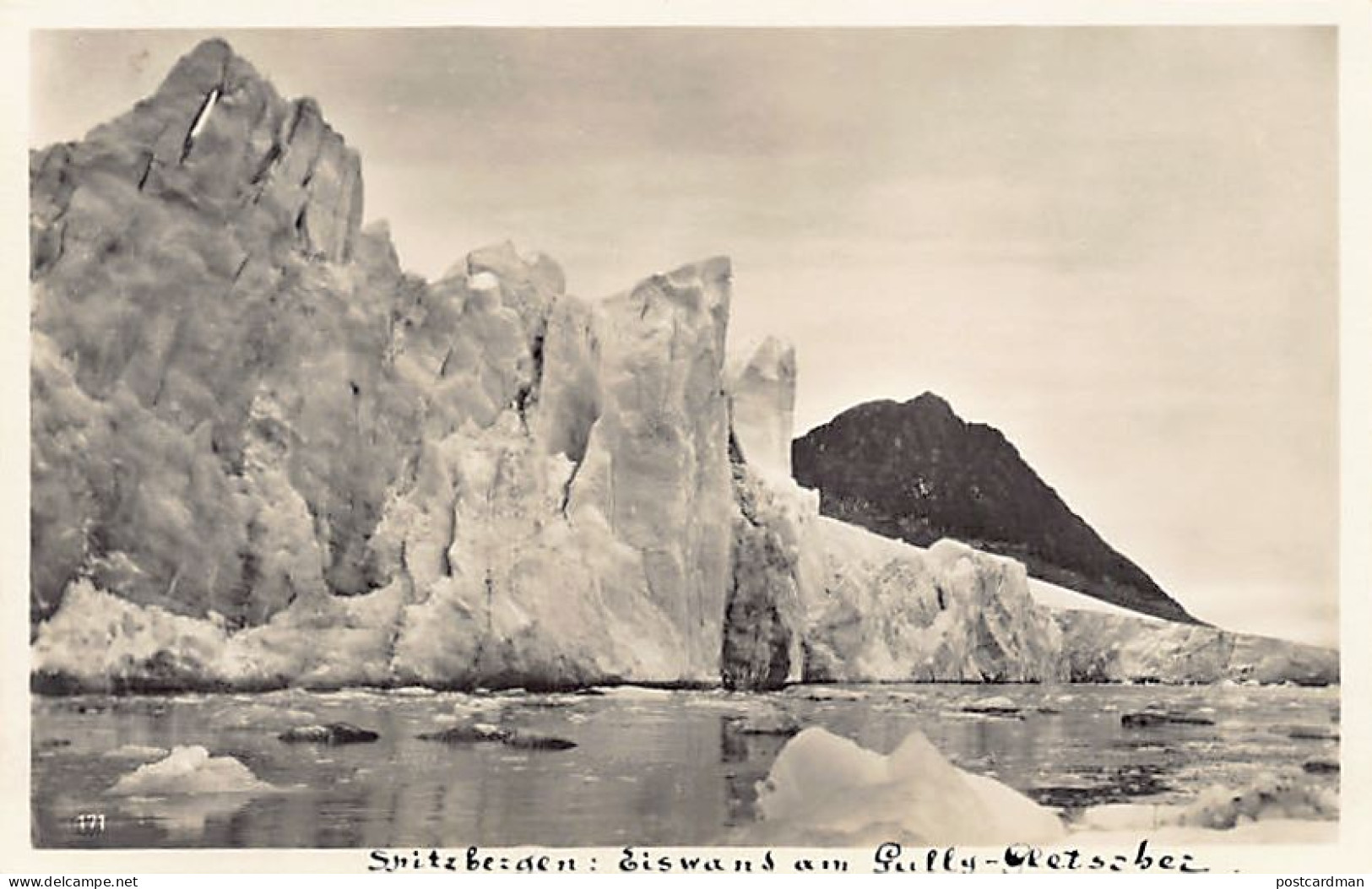 Norway - Svalbard - Spitzbergen - Ice Wall At Gully Glacier - Publ. Carl Müller & Sohn - Norvège