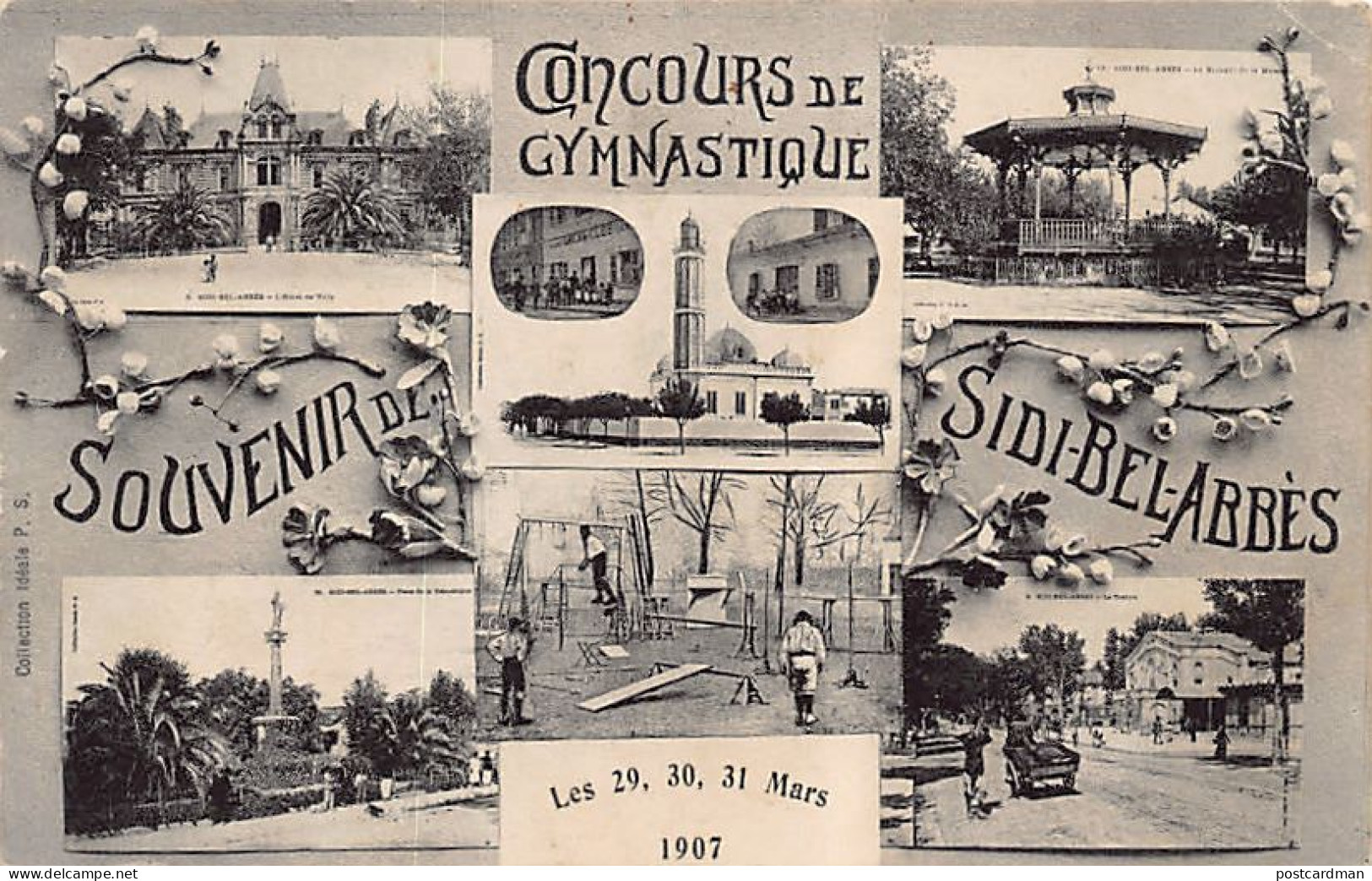 Algérie - SIDI BEL ABBÈS - Concours De Gymnastique - Mars 1907 - Ed. Collection Idéale P.S.  - Sidi-bel-Abbes