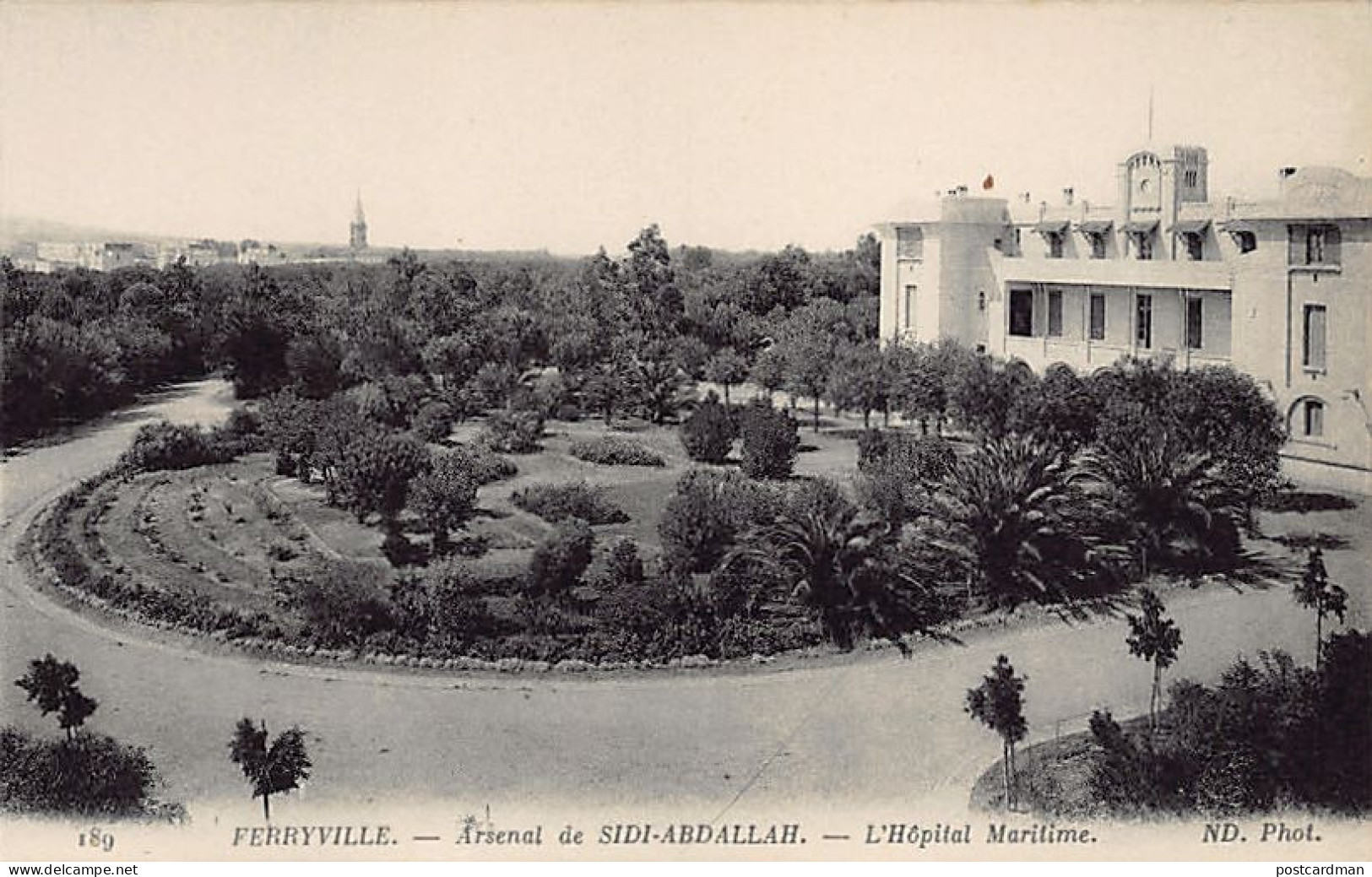 Tunisie - FERRYVILLE Menzel Bourguiba - Arsenal De Sidi-Abdallah - L'hôpital Maritime - Ed. Neurdein ND Phot. 189 - Tunisia