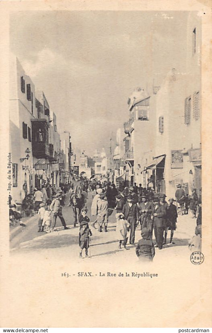 Tunisie - SFAX -La Rue De La République - Ed. Imp. De La Dépêche 2271 - Tunesië