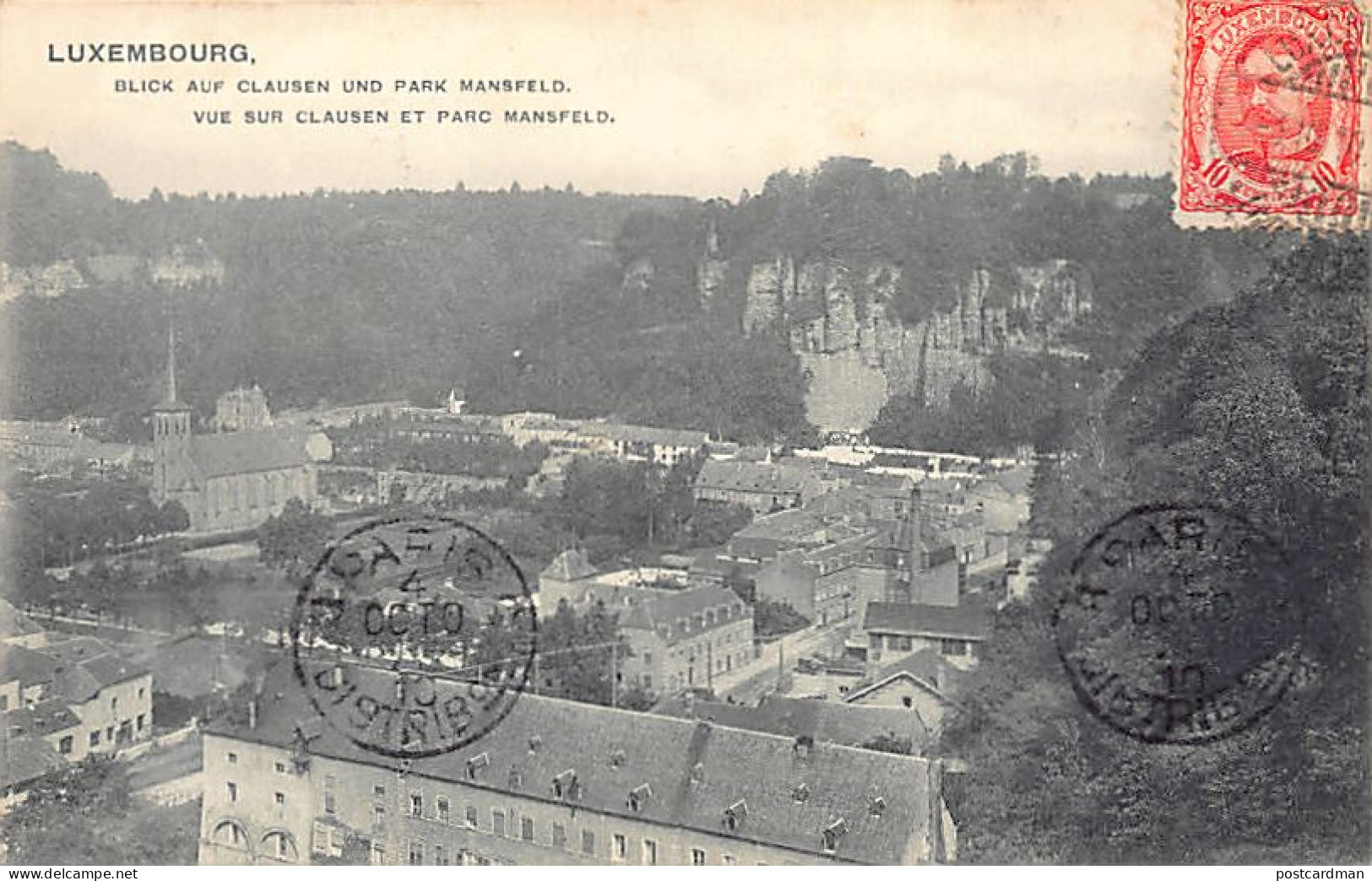 LUXEMBOURG-VILLE - Vue Sur Clausen Et Parc Mansfeld - Ed. Gerhard Thien 12869 - Luxemburg - Stad
