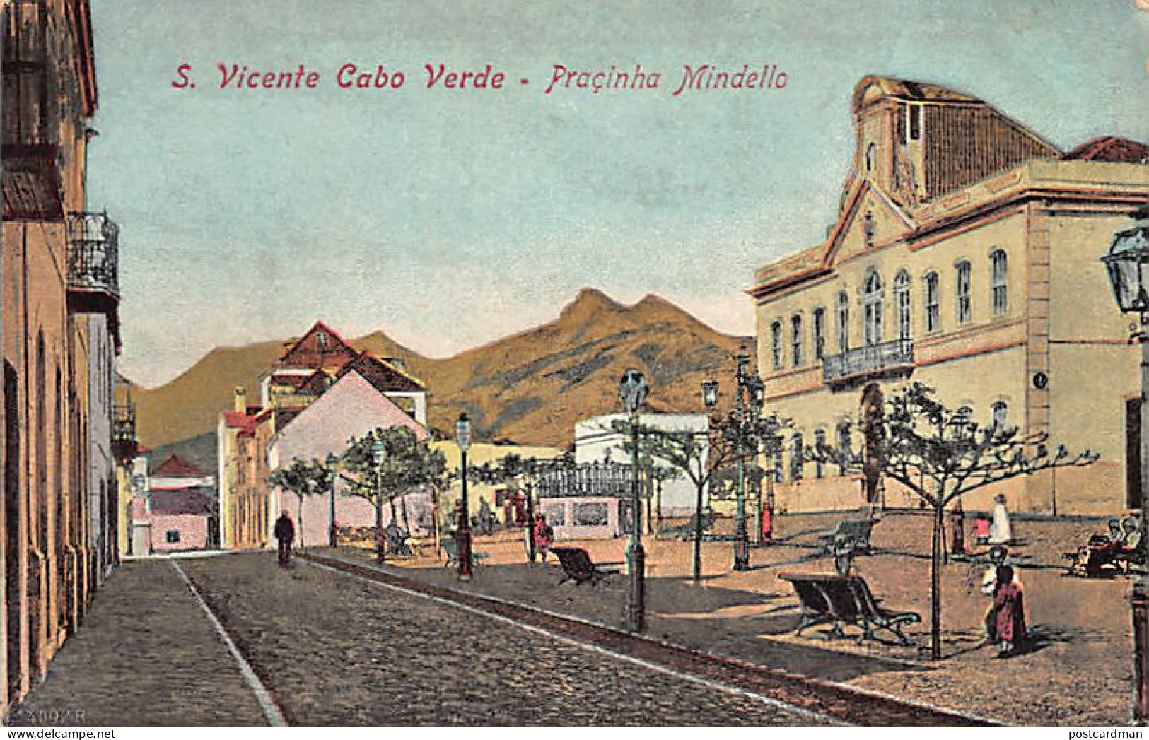 Cabo Verde - São Vicente - Praçinha Mindello - Ed. Giuseppe Frusoni - Cabo Verde