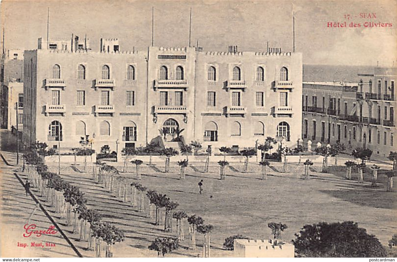 Tunisie - SFAX - Hôtel Des Oliviers - Ed. Gazelle 37 - Tunesië
