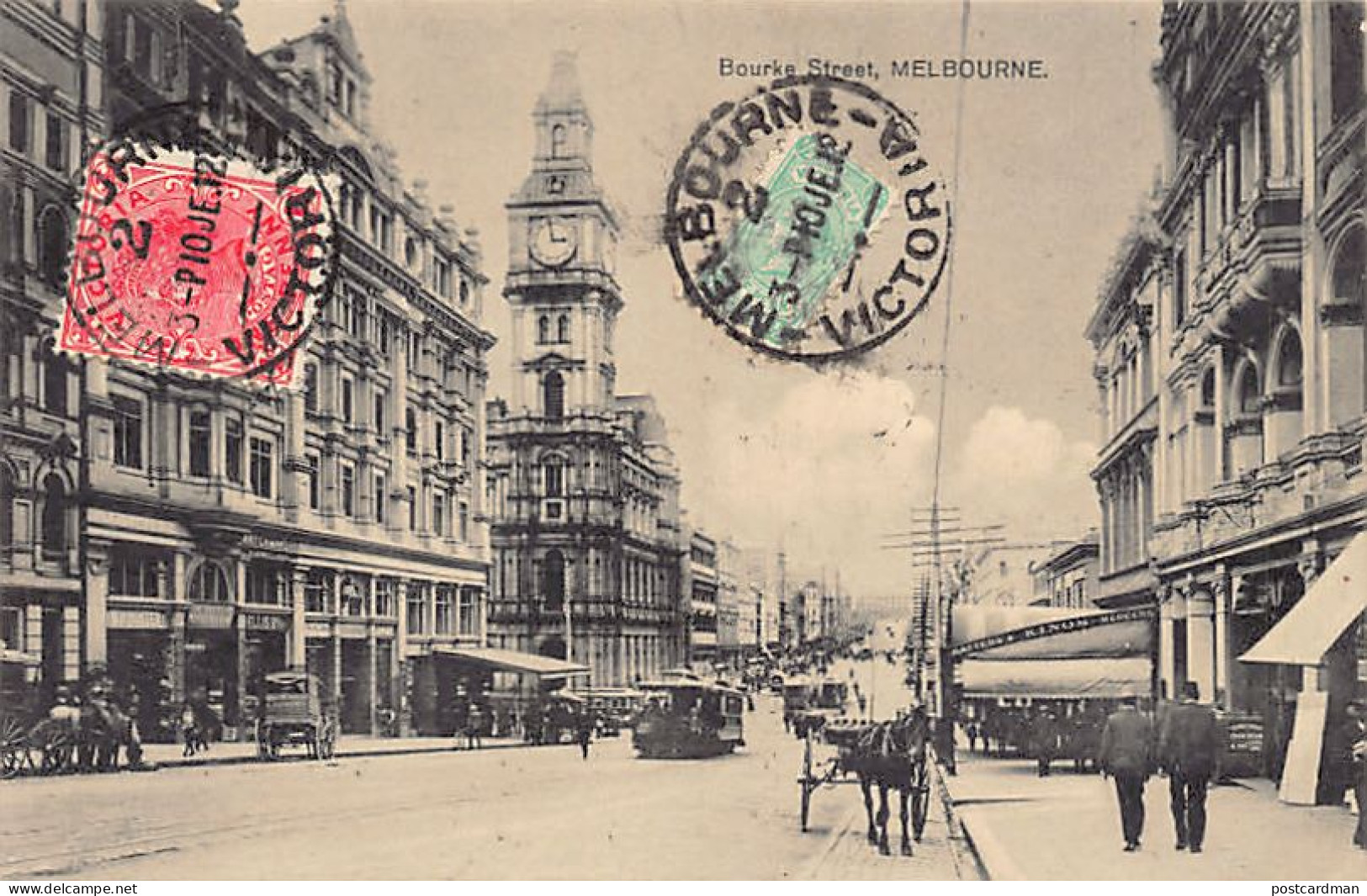 Australia - MELBOURNE (VIC) Bourke Street - Publ. Unknown  - Melbourne