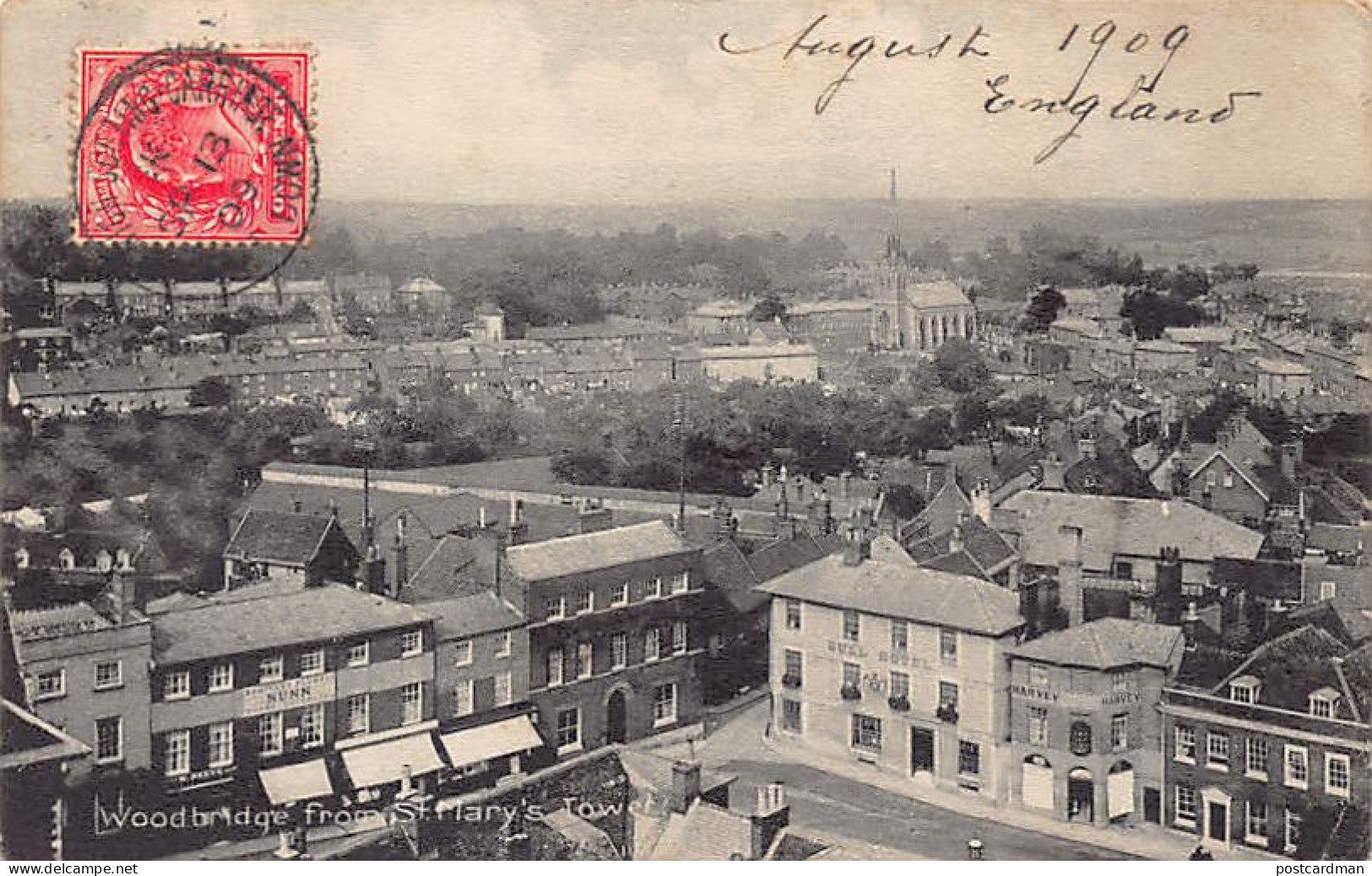 England - Suff - WOODBRIDGE From St Mary's Tower - Sonstige & Ohne Zuordnung