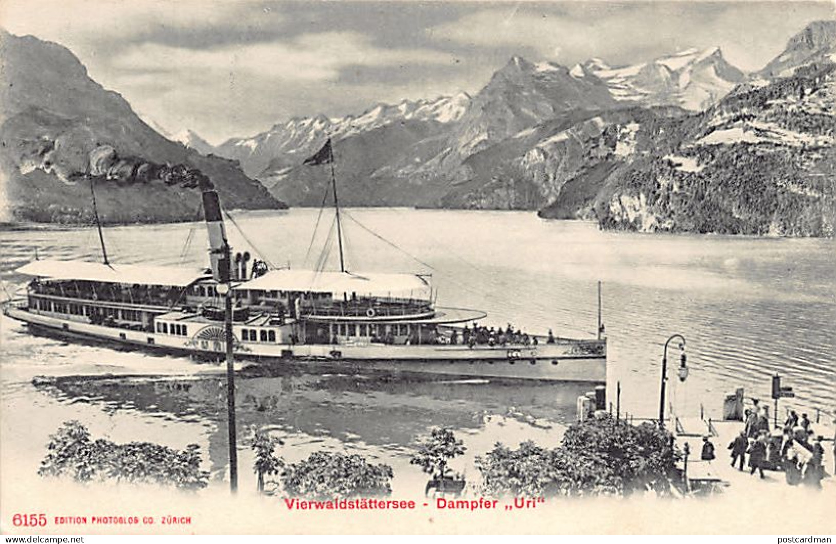 LUZERN - Vierwaldstättersee - Dampfer Uri - Verlag Photoglob 6155 - Lucerna