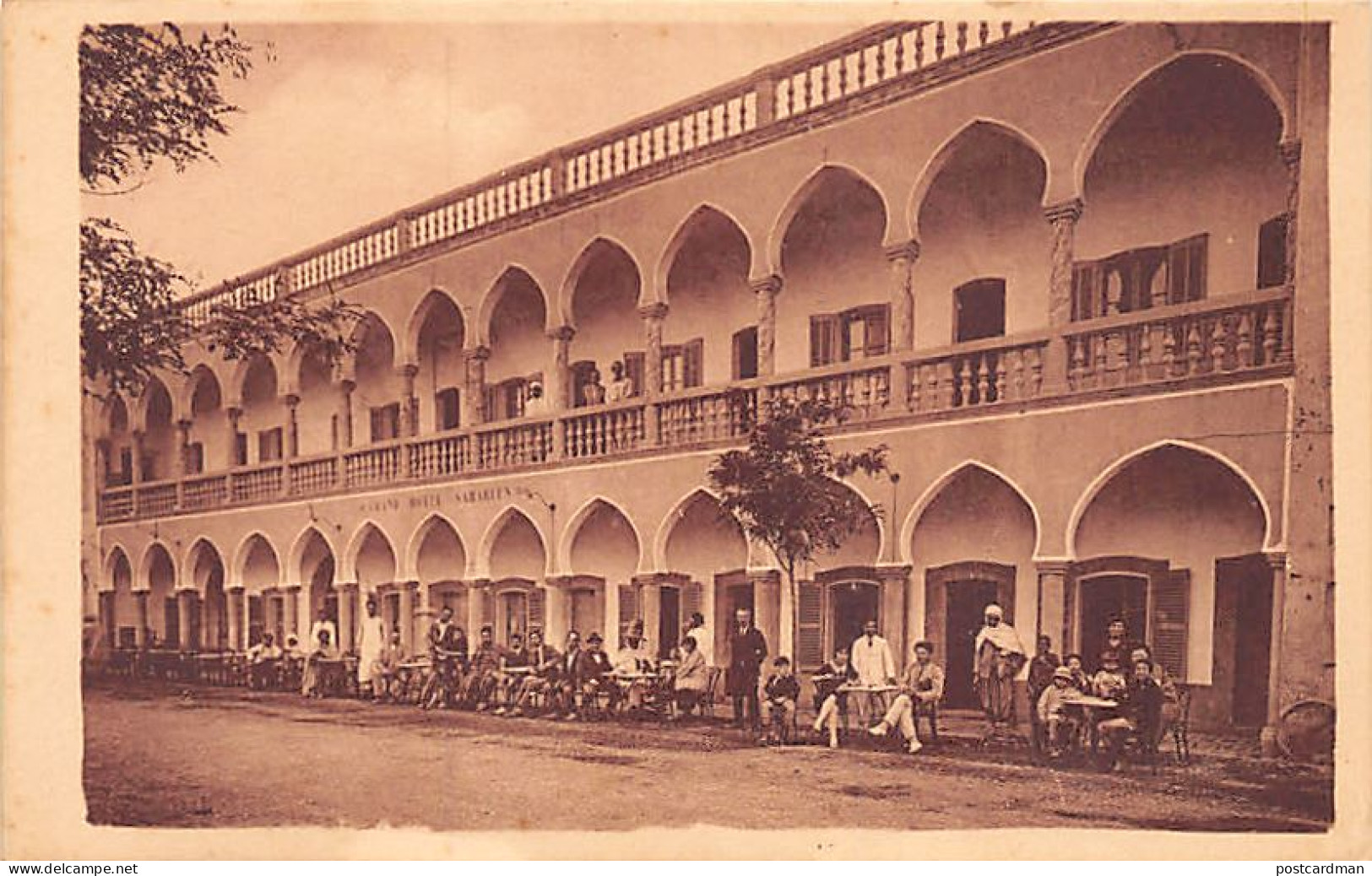 Algérie - LAGHOUAT - Grand Hôtel Saharien, Café Restaurant, Joseph Aracil Propriétaire - Ed. R. Prouho  - Other & Unclassified