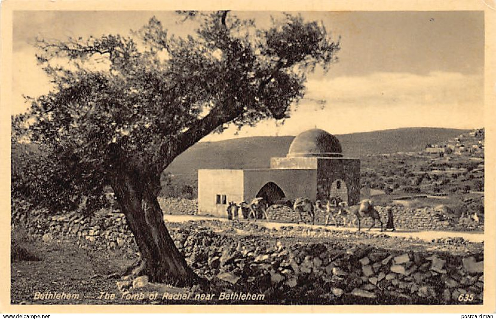 Palestine - BETHLEHEM - The Tomb Of Rachel - Publ. The Oriental Commercial Bureau 635 - Palästina