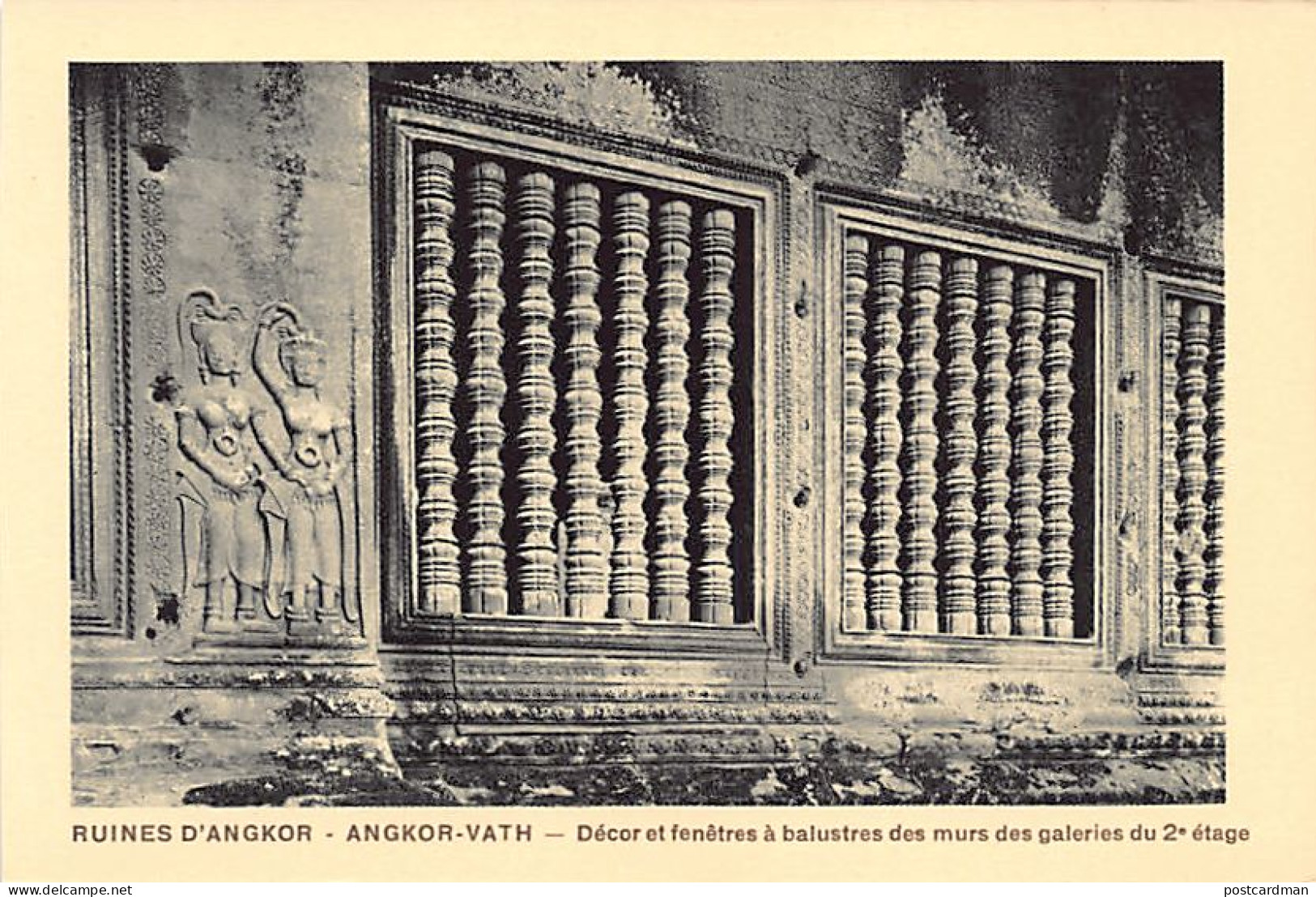 Cambodge - Ruines D'Angkor - ANGKOR VAT - Décor Et Fenêtres - Ed. Nadal  - Cambodge