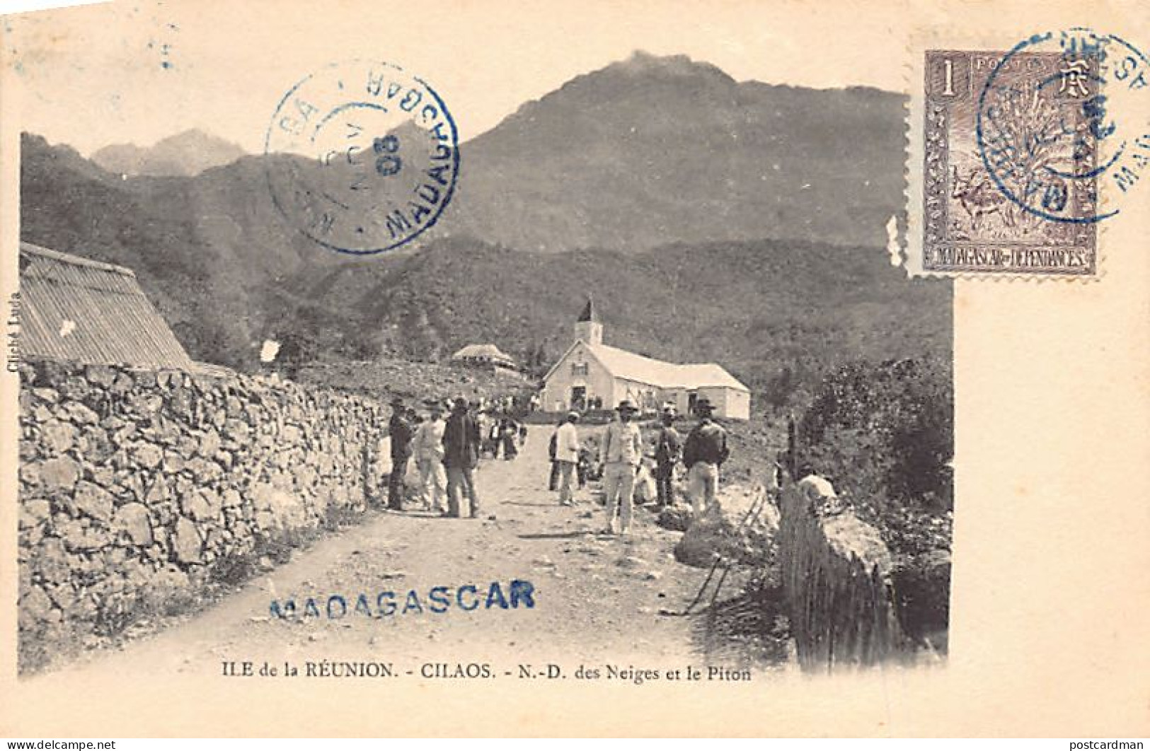 La Réunion - CILAOS - Notre-Dame Des Neiges Et Le Piton - Ed. Luda  - Other & Unclassified