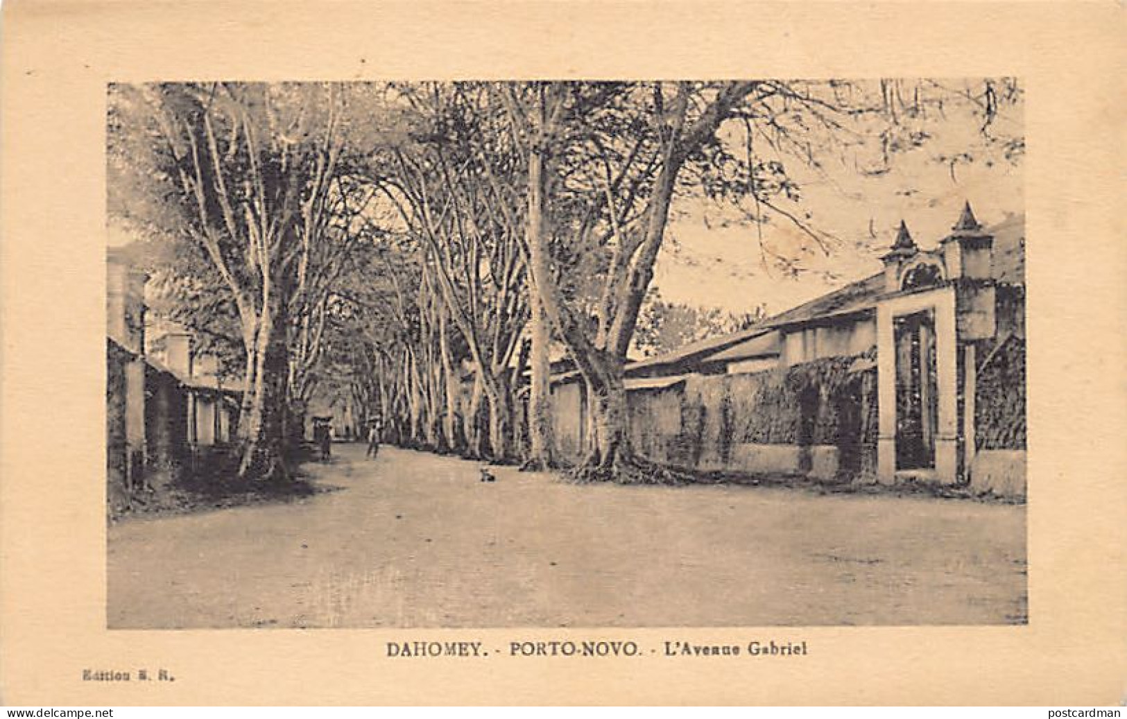 Bénin - PORTO-NOVO - L'Avenue Gabriel - Ed. E. R.  - Benin