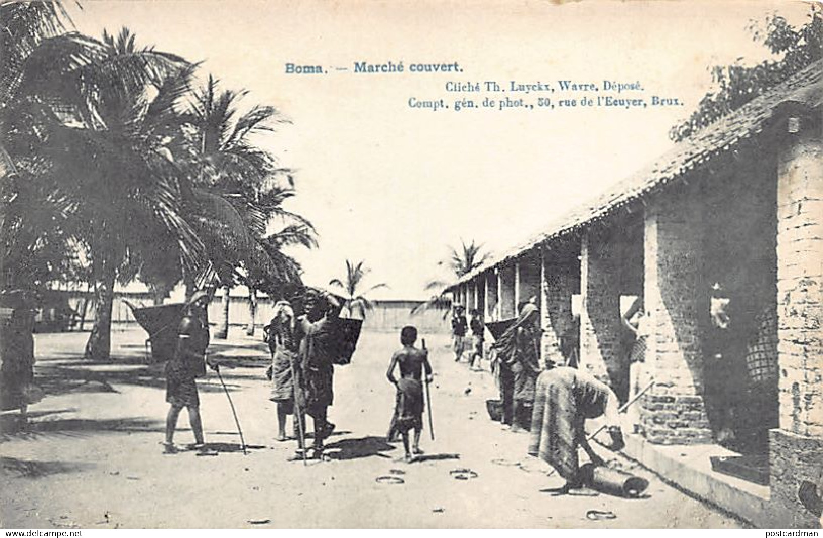 Congo Kinshasa - BOMA - Marché Couvert - Cliché Th. Luyckx - Ed. Compt. Gén. De Phot.  - Belgisch-Kongo
