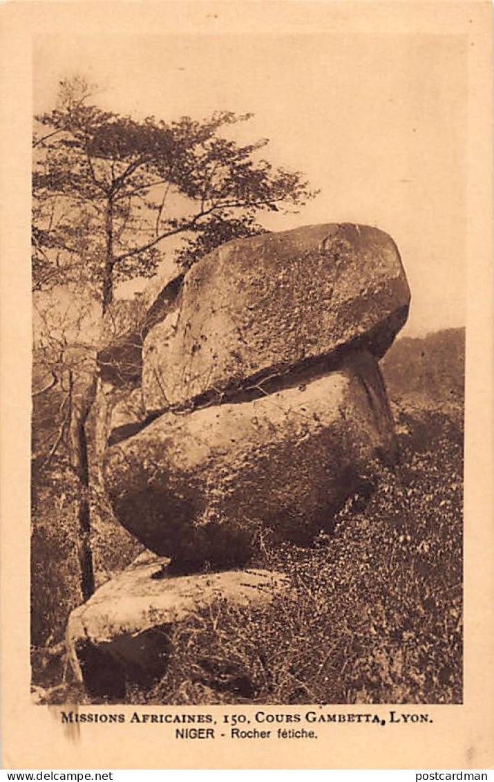 Nigeria - Fetish Rock - Publ. African Missions Of Lyon (France)  - Nigeria