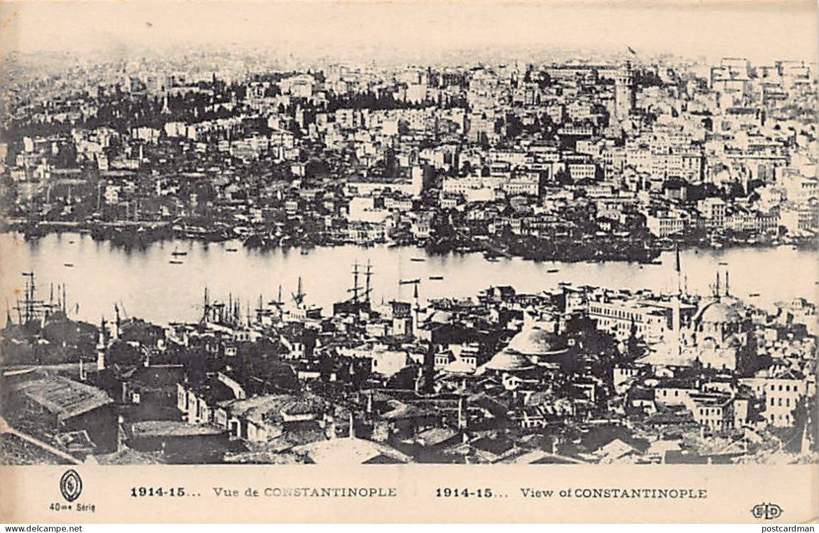 Turkey - ISTANBUL - Bird's Eye View - Publ. E.L.D. E. Le Deley  - Turkey