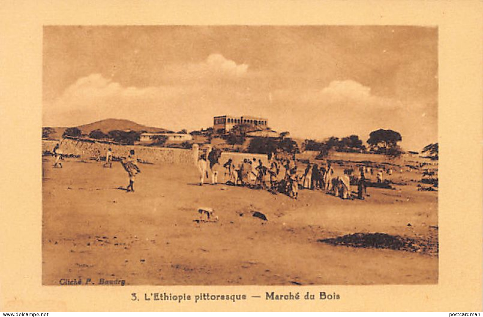 Ethiopia - DIRE DAWA - Wood Market - Publ. Printing Works Of The Dire Dawa Catholic Mission - Photographer P. Baudry 3 - Äthiopien