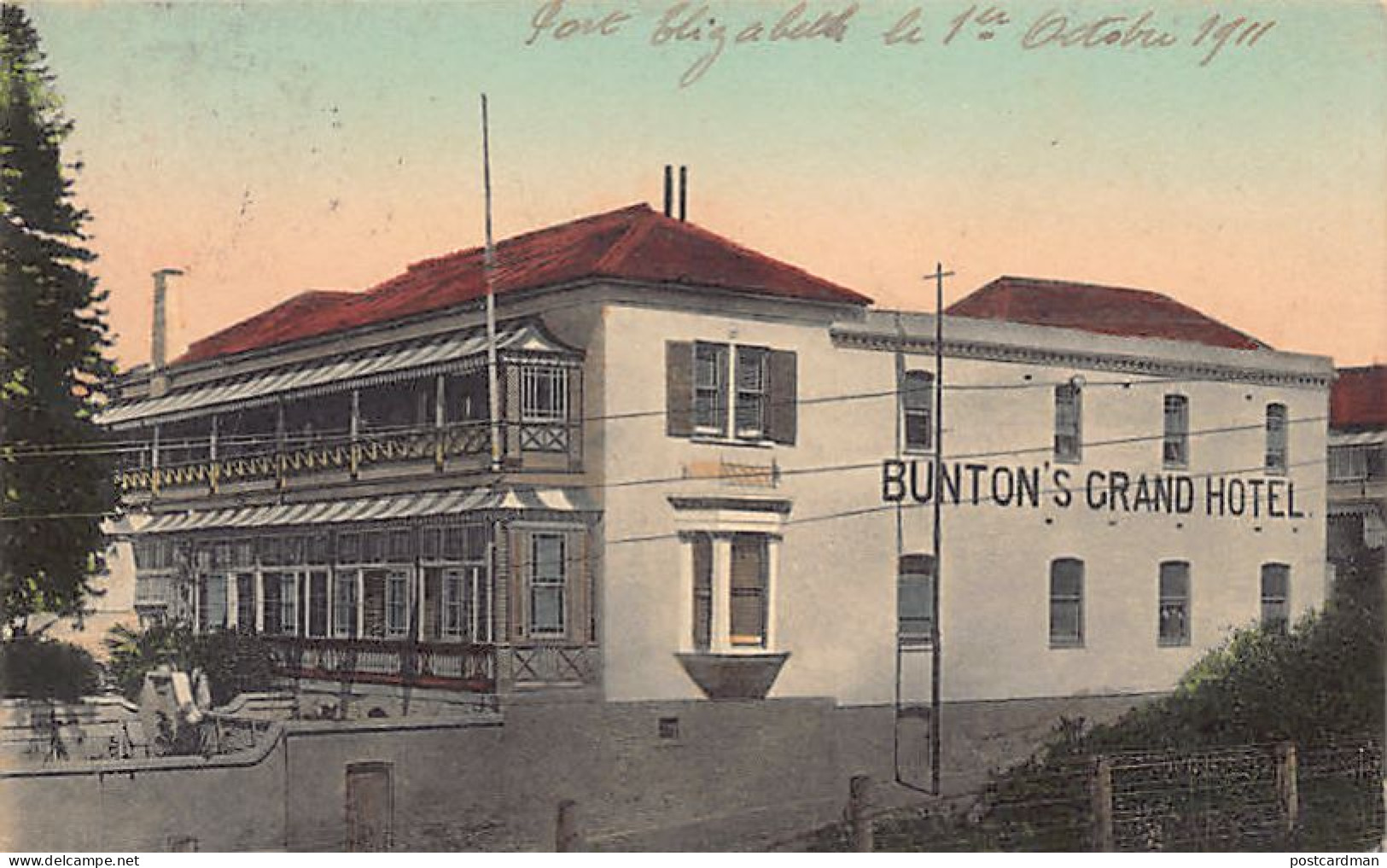 South Africa - PORT ELIZABETH - Bunton's Grand Hotel - Publ. Unknown  - Afrique Du Sud