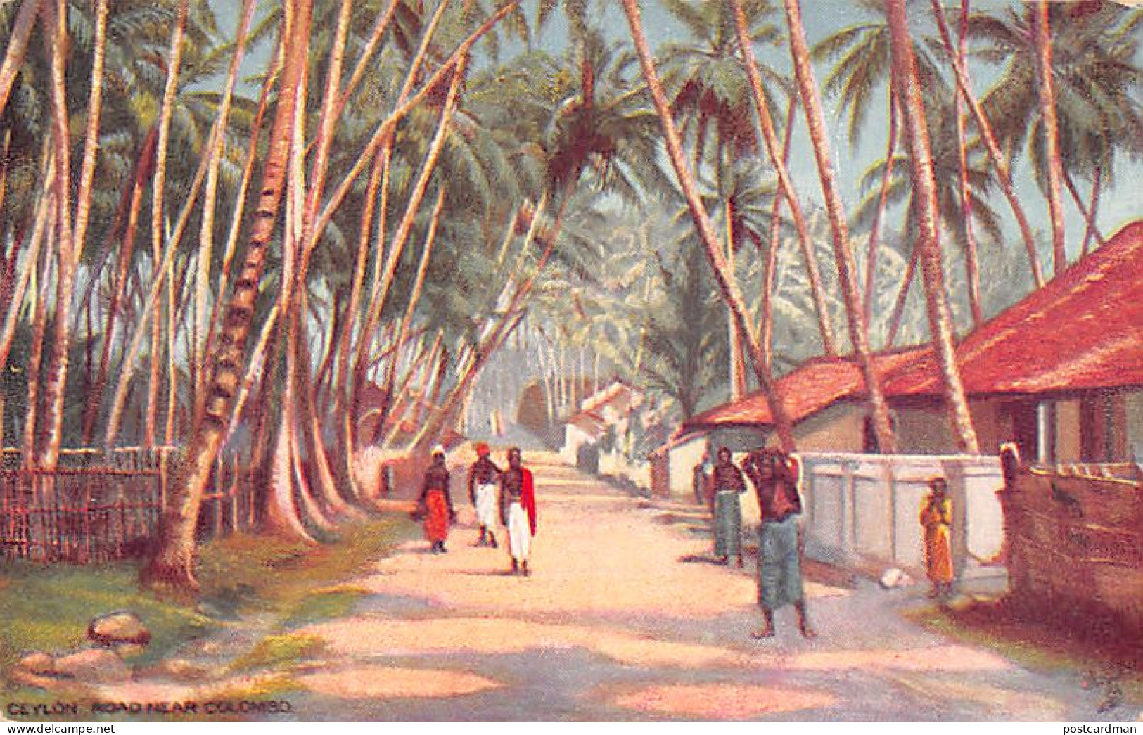 Sri Lanka - Road Near Colombo (Pettah Quarter) - Publ. Tuck Ceylon Series I - Sri Lanka (Ceylon)
