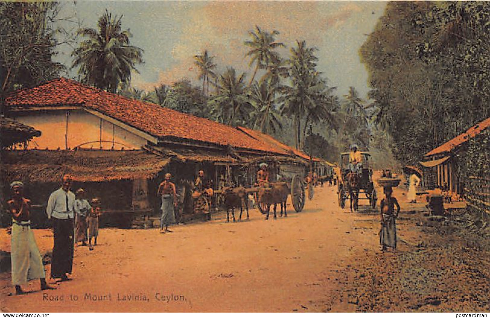 Sri Lanka - Road To Mount Lavinia - Publ. Plâté & Co. 3 - Sri Lanka (Ceylon)