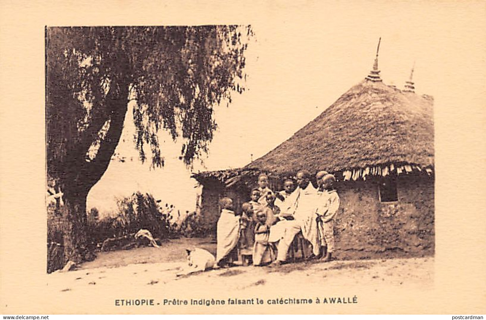 Ethiopia - Native Priest Doing Catechism In Awale - Publ. Les Voix Franciscaines - Ethiopie