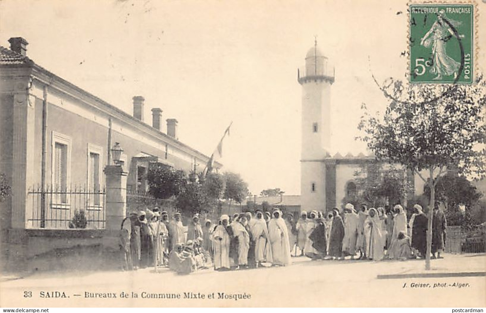 SAIDA - Bureaux De La Commune Mixte Et Mosquée - Saida