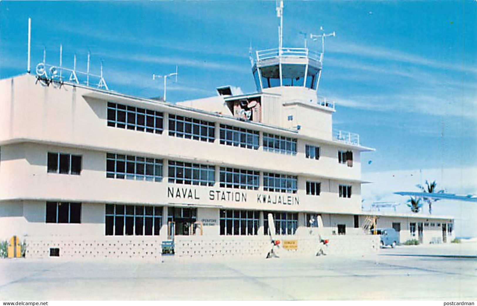 Micronesia - Marshall Islands - KWAJALEIN - Terminal Building, U.S. Naval Station - Publ. Dexter Color  - Mikronesien