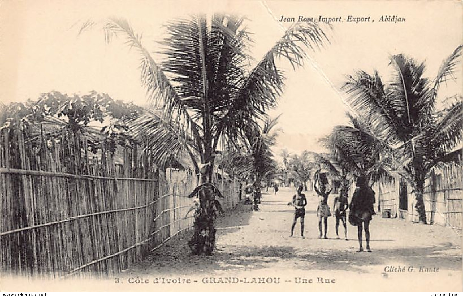Côte D'Ivoire - GRAND LAHOU - Une Rue - Ed. G. Kanté - J. Rose 3 - Costa De Marfil