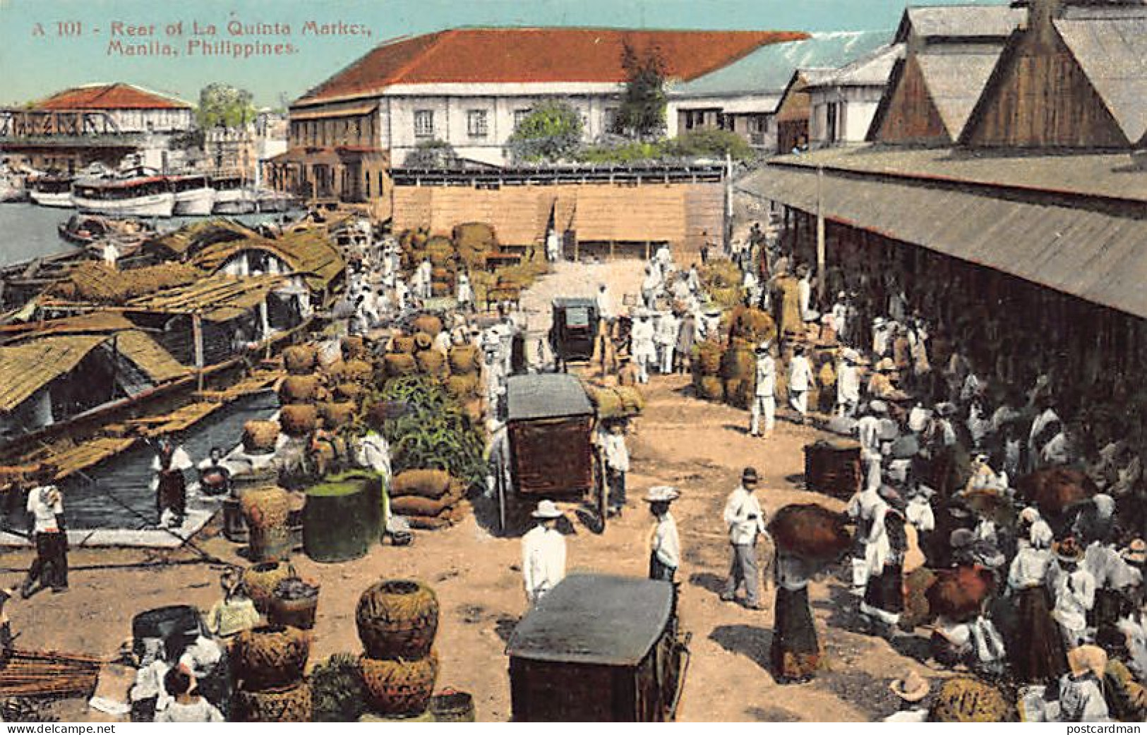 Philippines - MANILA - Rear Of La Quinta Market - Publ. Y. S. Co.  - Philippines
