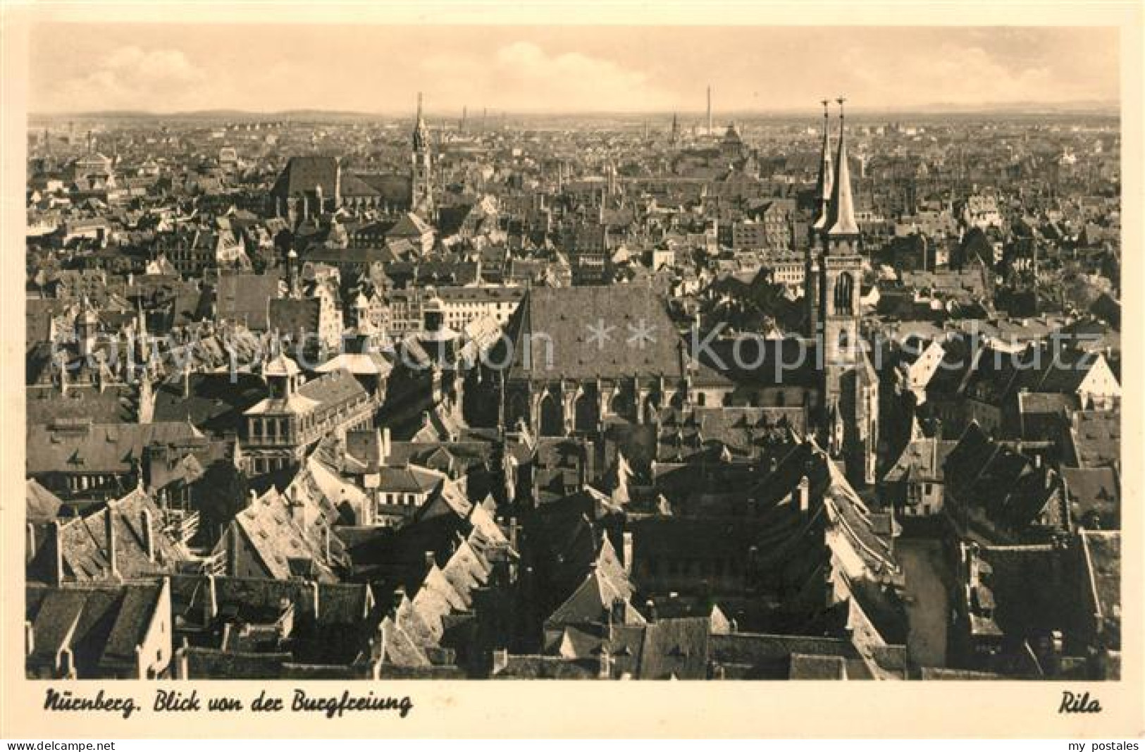 73069545 Nuernberg Stadtpanorama Blick Von Der Burgfreiung Nuernberg NZ3 - Nuernberg