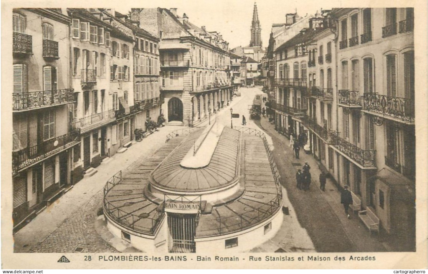 CPA France Plombieres Les Bains Bain Romain - Plombieres Les Bains