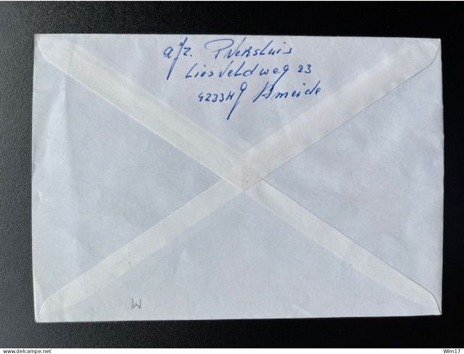 NETHERLANDS 1984 REGISTERED LETTER AMEIDE TO AMSTERDAM 21-09-1984 NEDERLAND AANGETEKEND - Cartas & Documentos