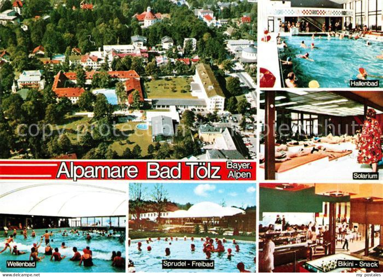 73066481 Bad Toelz Alpamare Hallenbad Solarium Freibad Wellenbad Restaurant Flie - Bad Toelz