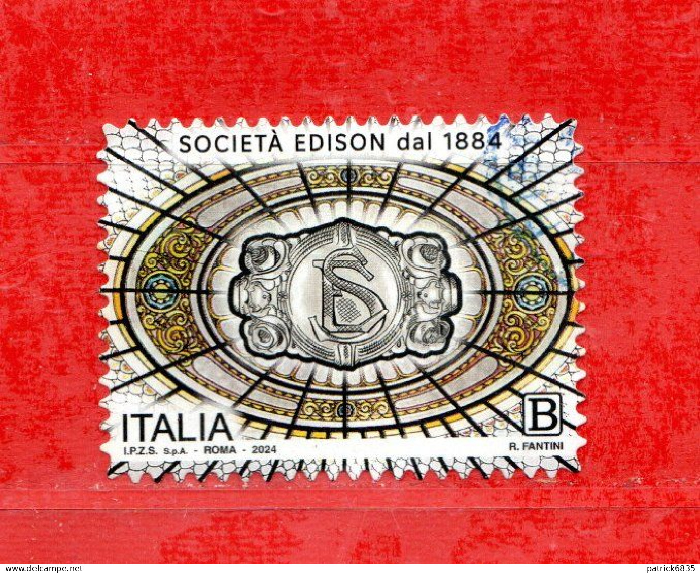 Italia °- 2024 - SOCIETA' EDISON .  Usato. - 2021-...: Oblitérés