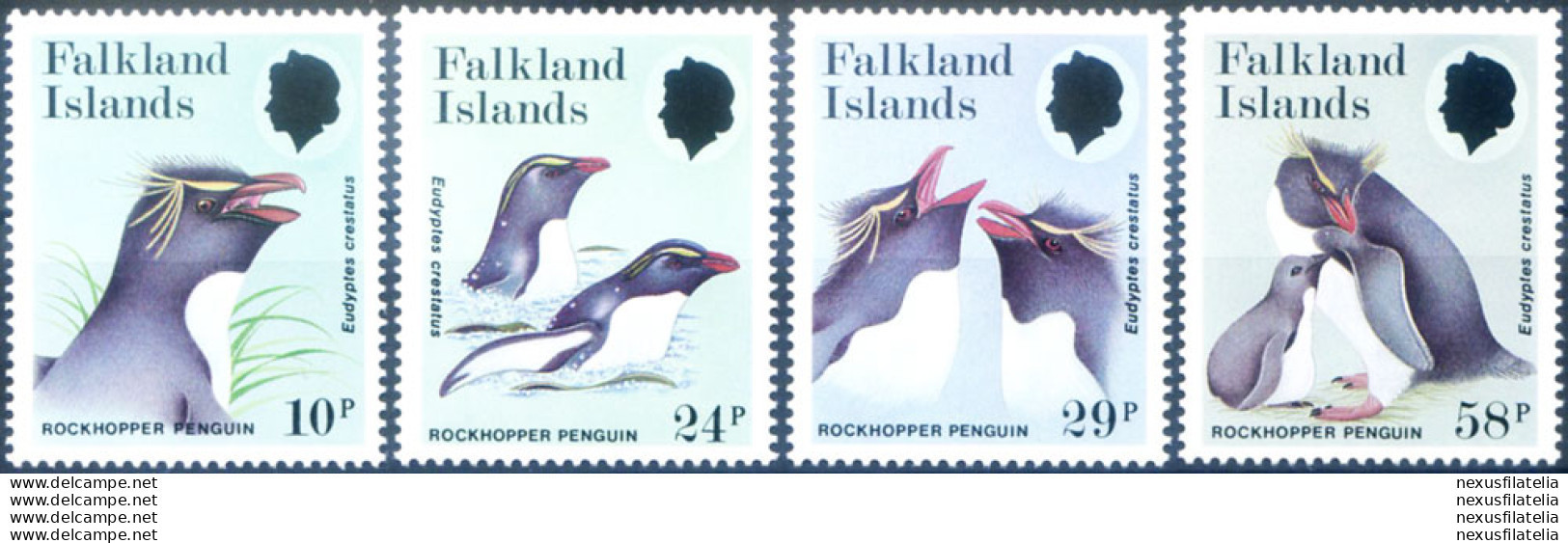 Fauna. Pinguini 1986. - Falklandinseln