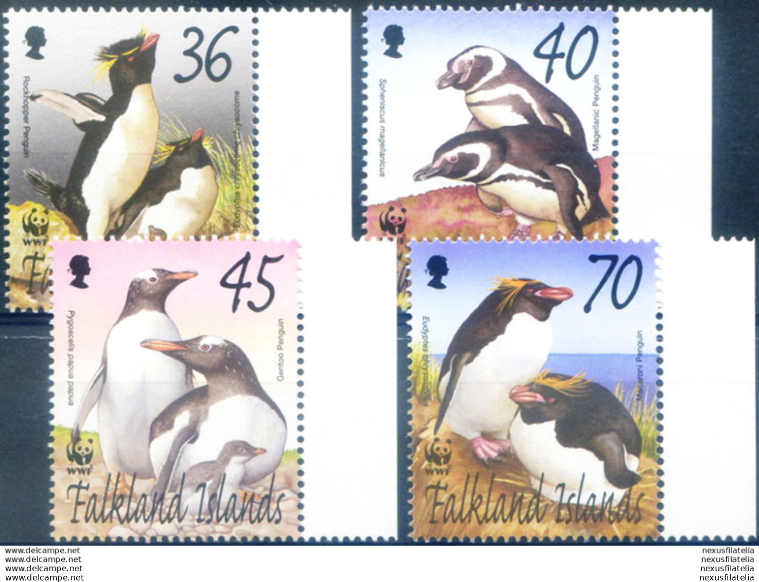 Fauna. WWF. Pinguini 2002. - Falklandinseln