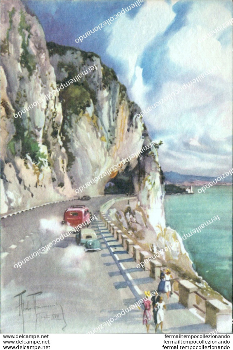 Bi475 Cartolina Trieste Citta' Strada Littoranea Raimondi - Trieste