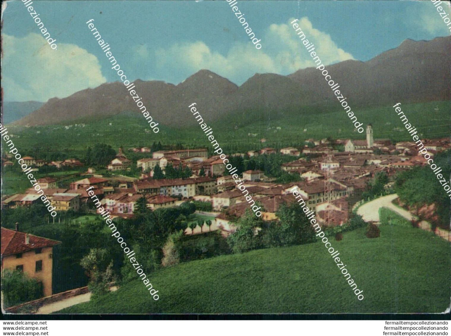 Bn471 Cartolina Pergine Panorama Provincia Di Trento - Trento