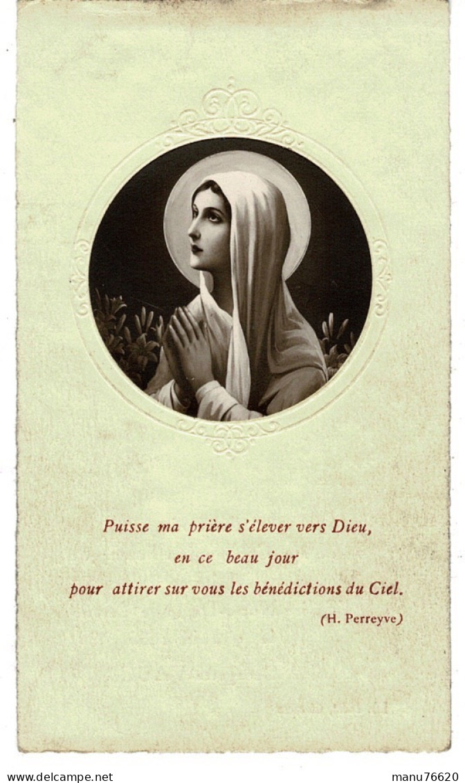 IMAGE RELIGIEUSE - CANIVET : Georgette V...? à Cérences , Manche - France . - Godsdienst & Esoterisme