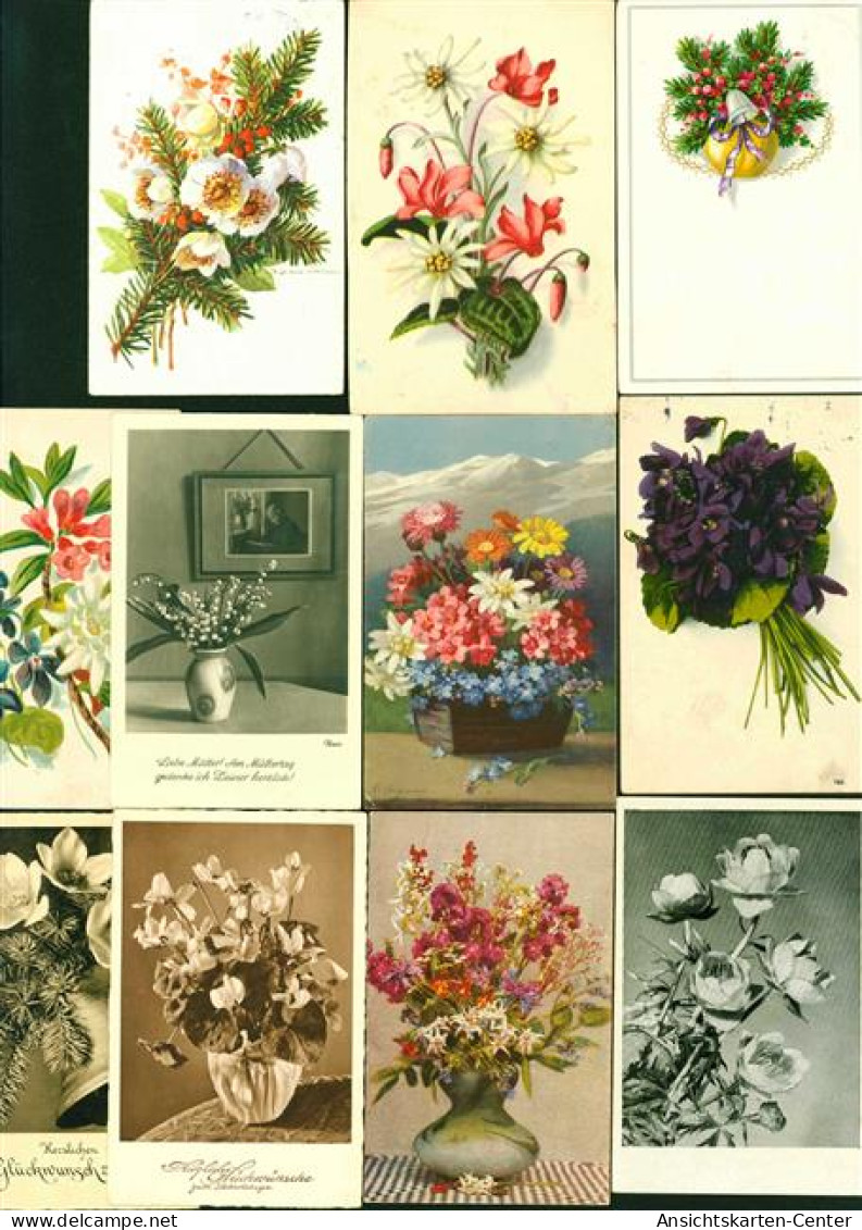 40163508 - Blumen Lot Mit  18 AK, 1900-1945 Wenige Danach; Ueberwiegend Gute Erhaltung, Groesstenteils Gelaufen - Otros & Sin Clasificación