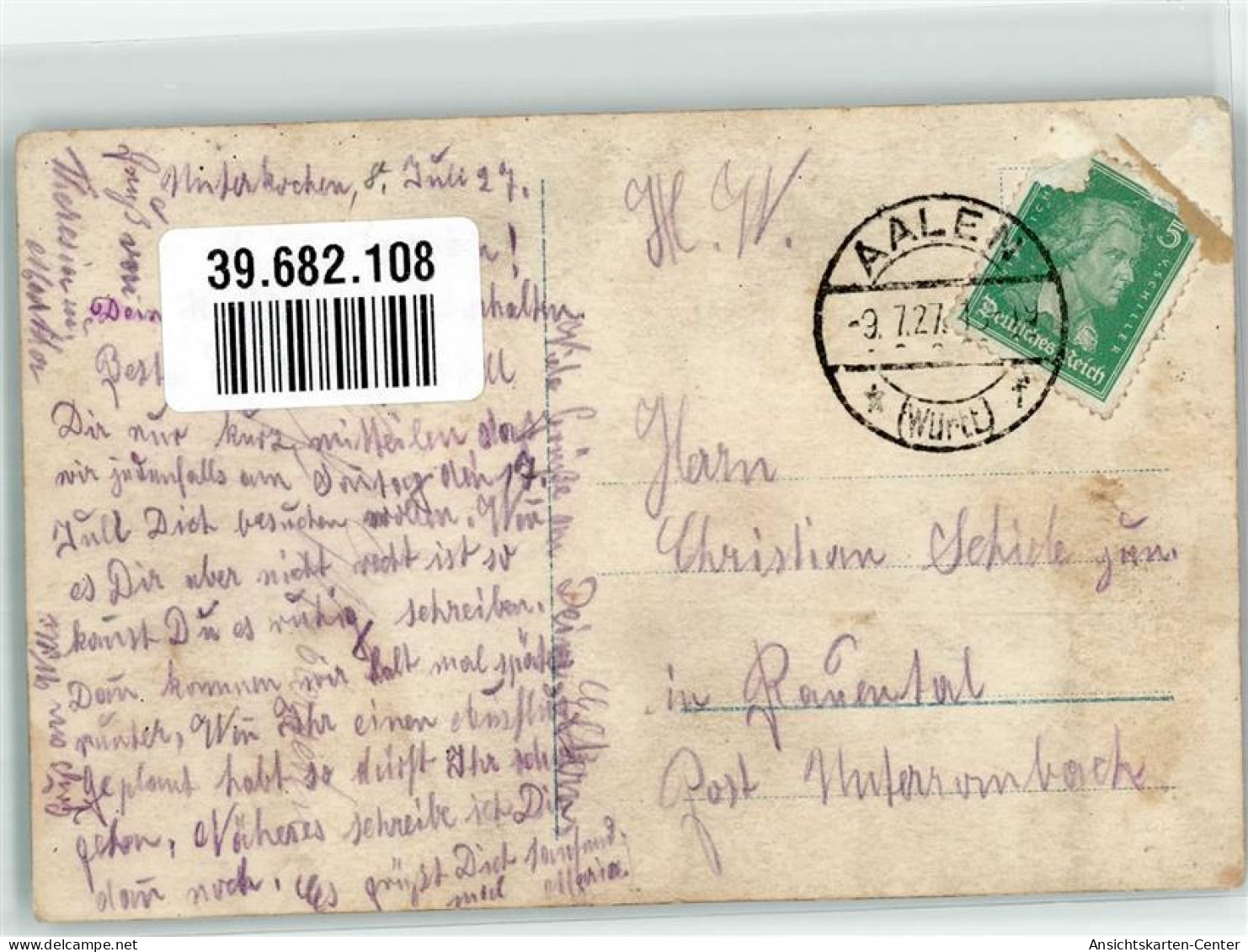 39682108 - Frau Paar Spruch In Einem Kuehlen Grunde NPG Nr.385-2 - Altri & Non Classificati