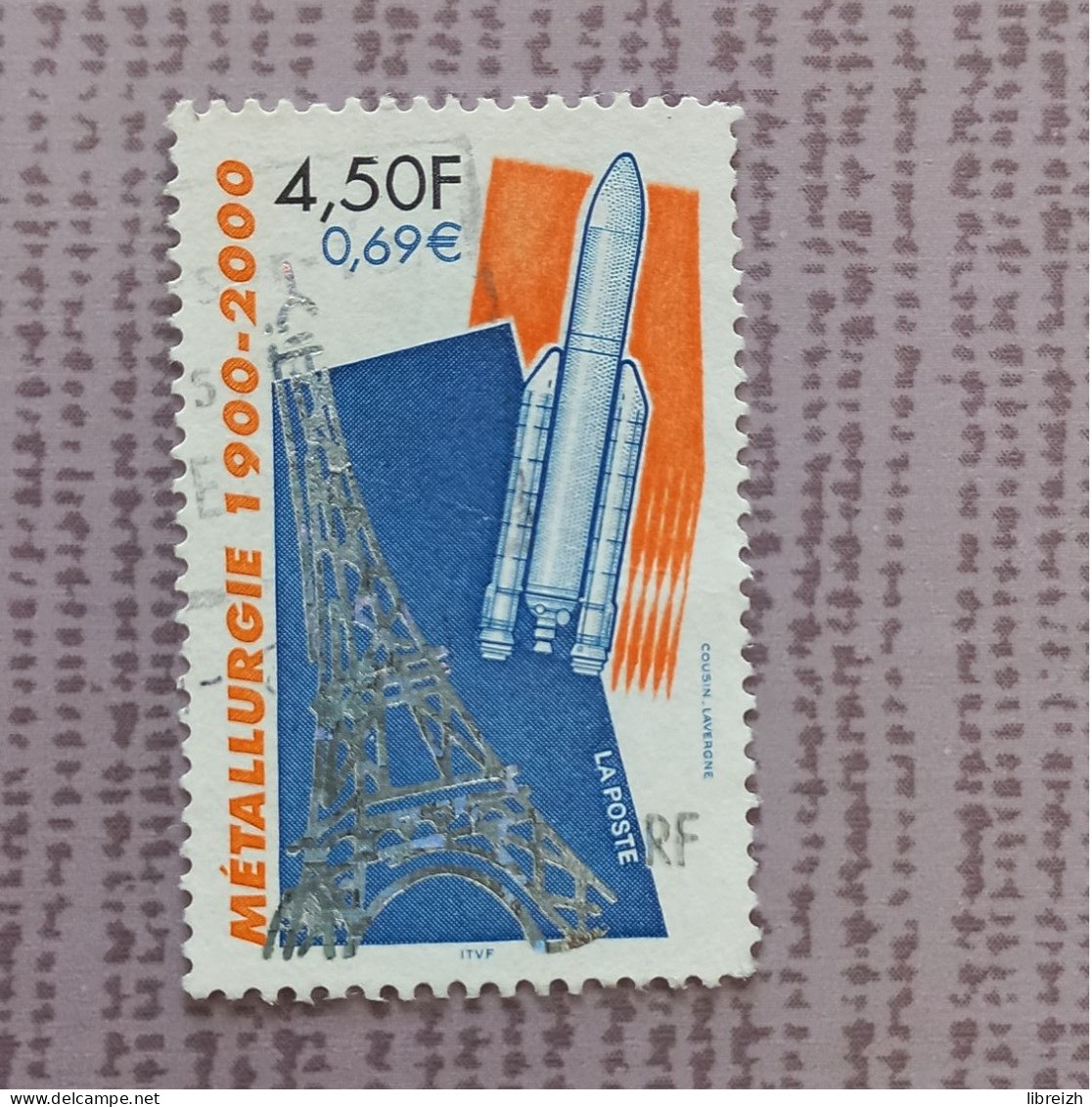 Métallurgie  N° 3366  Année 2000 - Used Stamps