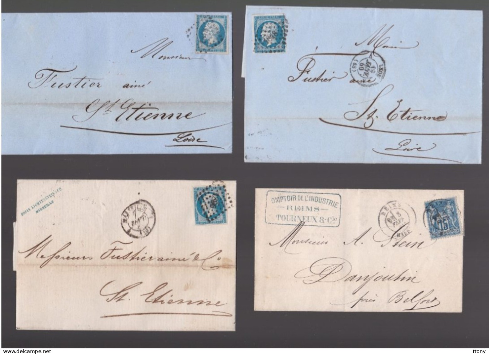 Un Lot De 23 Lettres Ou Enveloppe  Type :  20  Lettres Sage &   3 Lettres   Napoléon III - 1849-1876: Klassik
