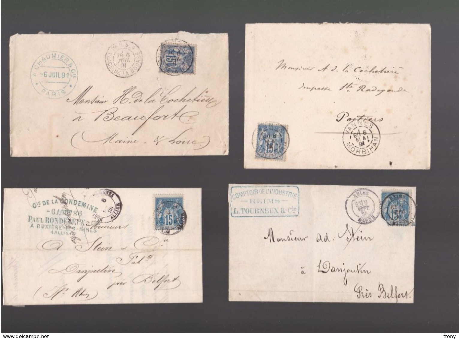 Un Lot De 23 Lettres Ou Enveloppe  Type :  20  Lettres Sage &   3 Lettres   Napoléon III - 1849-1876: Periodo Classico